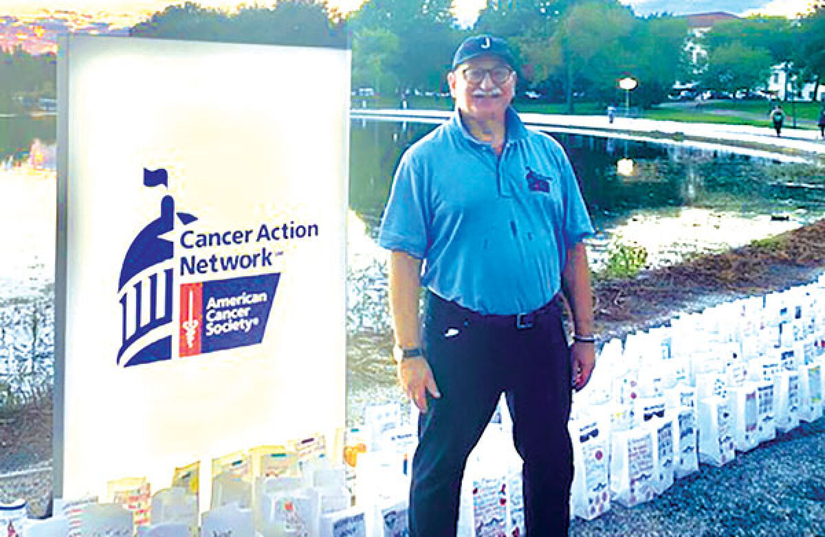  West Bloomfield resident Jay Kalisky is pictured at Constitution Gardens in Washington, D.C. Kalisky participated in Leadership Summit and Lobby Day in September on behalf of the American Cancer Society Action Network. 