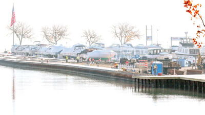  Officials said the pier project at Blossom Heath Park in St. Clair Shores includes many features that will not only enhance the area, but will also increase the stability of the pier and shoreline into the future. 