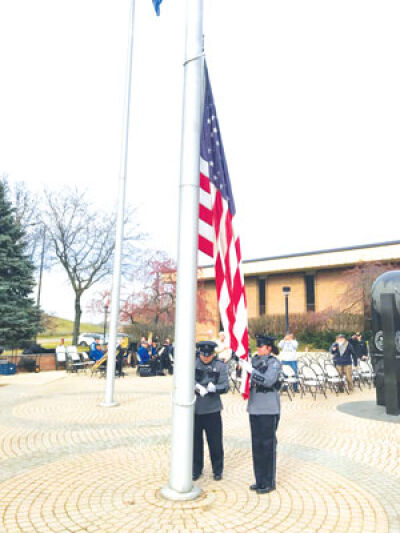  Troy residents recognized Veterans Day in several ways, including a memorial service at Troy City Hall. 