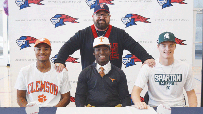 Three University Liggett Students Will Play Baseball At Division I Three University Liggett Students Will Play Baseball At Division I