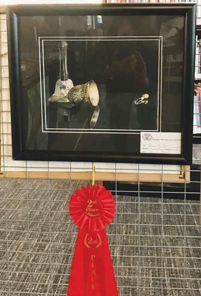         Diane Radke, who has worked with crayons for more than 25 years, won second place on the Library Show with 