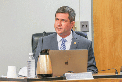  Berkley City Councilman Dennis Hennen begins the public comment portion of the June 20 meeting by restating his apology for his statement that accompanied his no vote for the Berkley Pride Block Party at a prior meeting this month. 