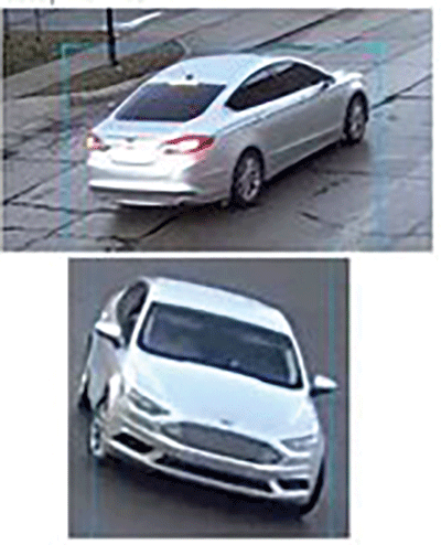  The Farmington Public Safety Department has sought help from the public to try to determine the relationship between the pictured Ford Fusion and a suspect in a shooting, Matthew Miquel Jones. 