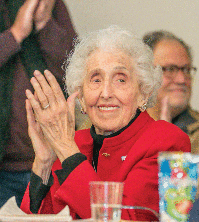   On Nov. 30, the Lincoln Elementary School media center was named the Eleanor Bates Media Center in honor of Bates, pictured.  