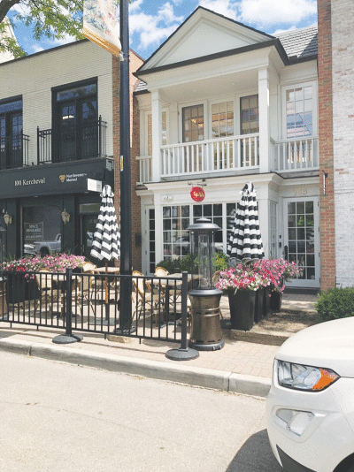  Café Nini on the Hill in Grosse Pointe Farms will be building a deck in the parking space in front of the restaurant to add more outdoor dining space for patrons. 
