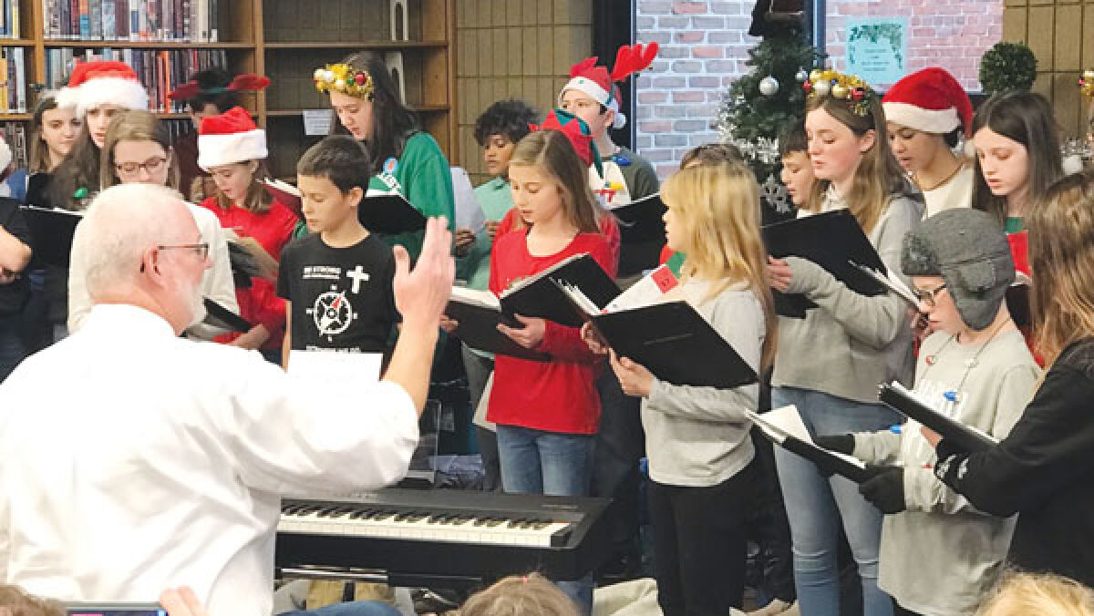  The St. John’s Children’s Choir performed many beloved — and some more obscure — Christmas carols at the Fraser Public Library on Dec. 2. 