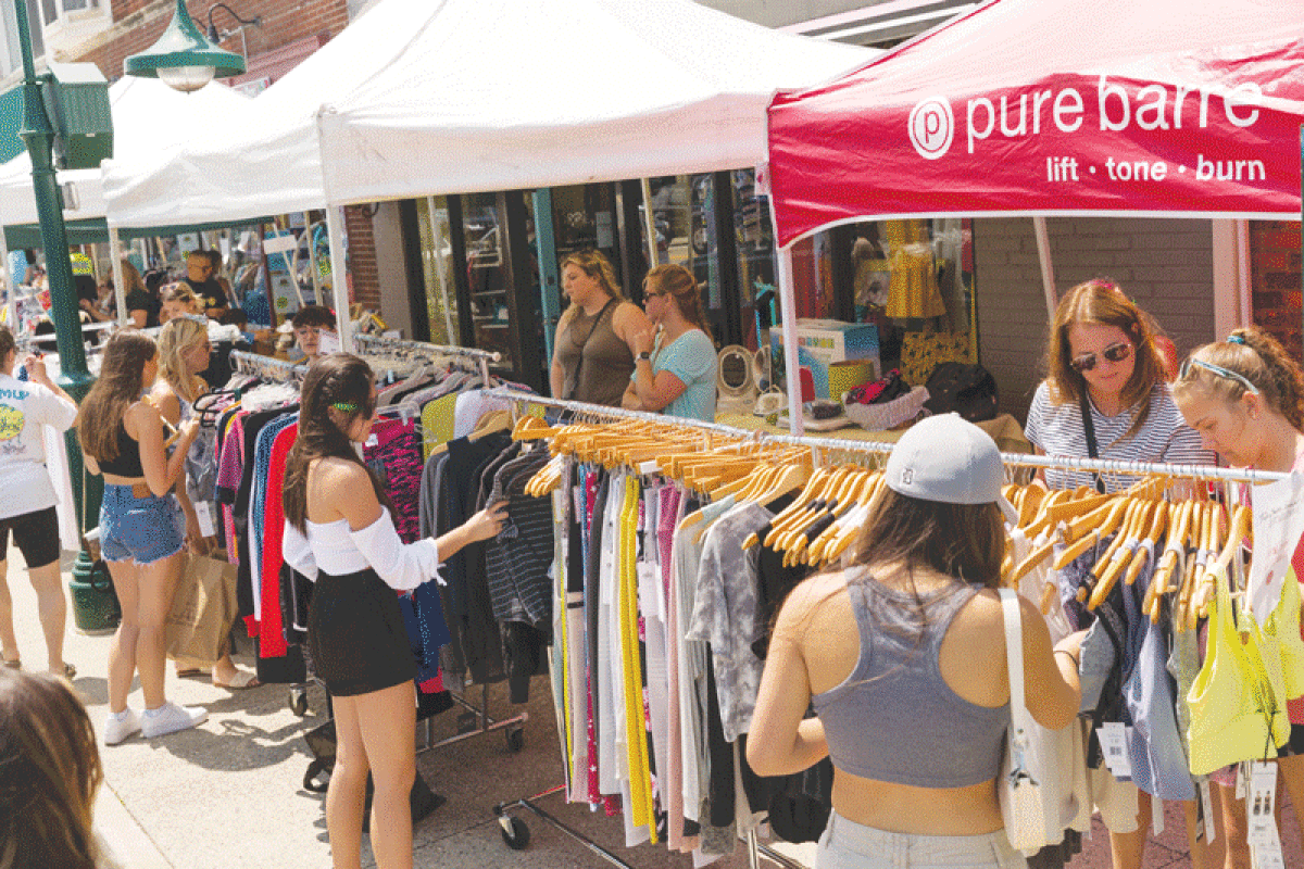  owntown Rochester’s 67th annual Sidewalk Sales will be held July 14-16. Over 40 businesses will set up sale goods on tables and racks under tents along  the sidewalk for this year’s event. 