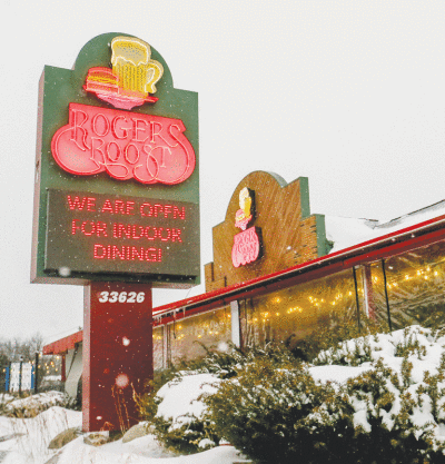  Brian Majewski from Roger’s Roost in Sterling Heights says the restaurant has been a part of the community for over 50 years, and he hopes it will continue to be for another 50 years. This photo was taken in 2021.  