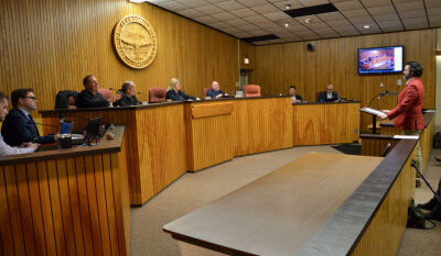 The Clawson City Council addresses Charter Commissioner BT Irwin at the Jan. 17 meeting. The city of Clawson and former Council member George Georges recently came to settlement terms on a lawsuit between the two over the vacant seat on the council. 