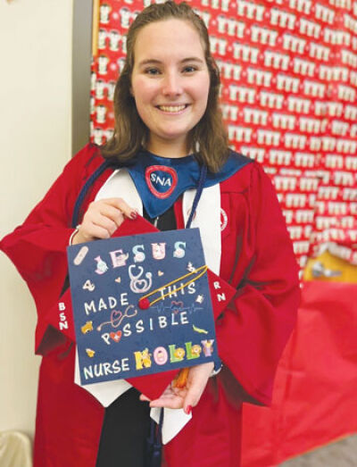  Pratt graduated from Saginaw Valley State University last year with her Bachelor of Science in Nursing. 
