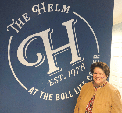  After five years, Peggy Hayes — the executive director of The Helm at the Boll Life Center — will be retiring next week. 
