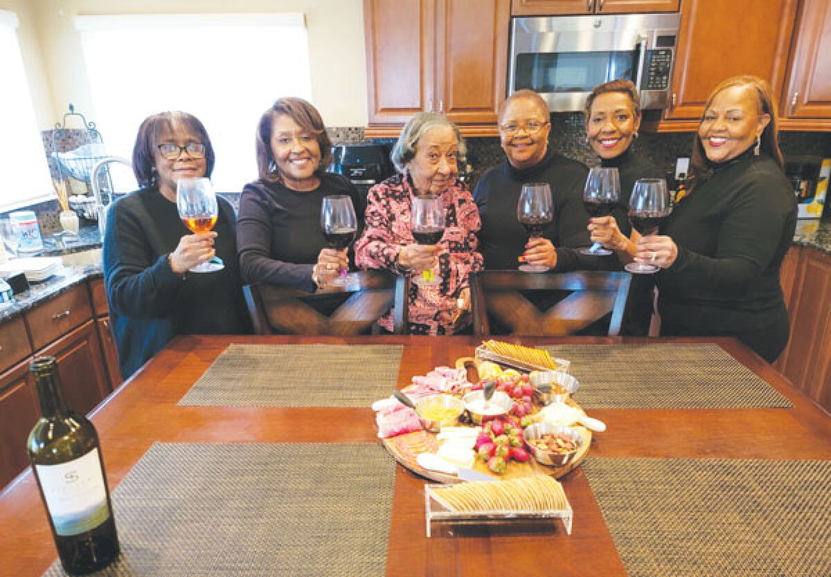  The five Hubbard sisters celebrate the Emmy-winning episode of “Soul of a Nation” that their Aunt Lucille and sister, Gwendolyn, appeared in. 