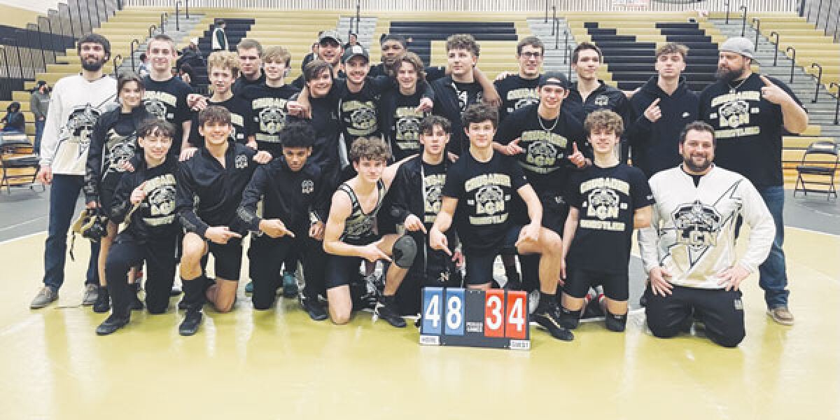  L’Anse Creuse High School-North wrestling secured a 48-34 win over New Haven High School on Jan. 26 at North to earn the school’s first Macomb Area Conference Silver title since 2003. 