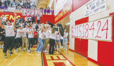  Athens students and teachers raised $115,184.24 for Charity Week. It will benefit Carol’s Angels and Warriors, which aids those escaping abusive situations. 