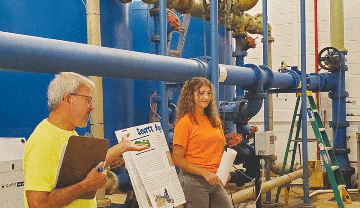  Adriana Annoni, an Armada High School graduate who is currently studying biochemistry, spent the summer of 2022 working at Armada’s wastewater treatment plant as a participant in Four County Community Foundation’s Return to Earn internship program. 