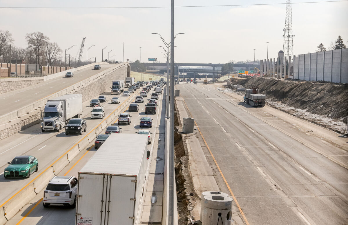  In the end, the project will have rebuilt close to 18 miles of freeway, replaced 47 bridges, and modernized interchanges at the I-75 business loop, Big Beaver Road, and 14 Mile and 12 Mile roads, along with constructing the 4-mile drainage tunnel between Eight Mile and 12 Mile roads.  