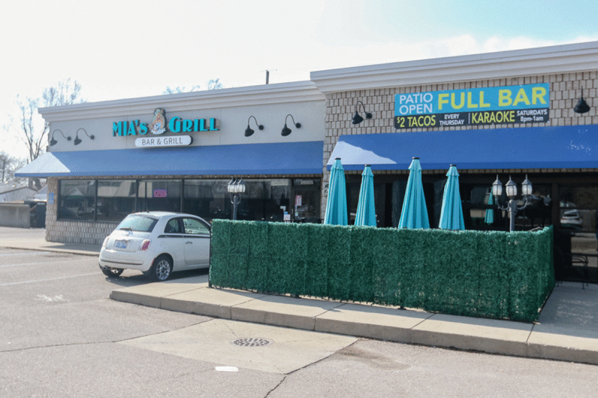  This year’s lineup for the Green Crawl includes Mia’s Tasty Grill at 26085 John R Road. 