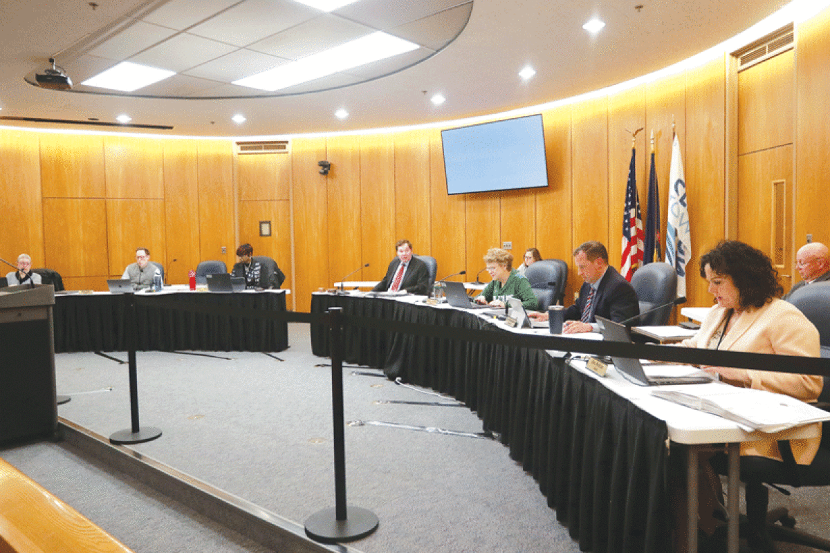  The Clinton Township Board of Trustees meets on the evening of Feb. 27. 