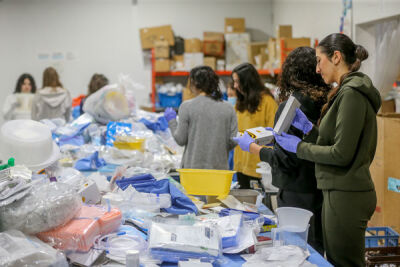 Volunteers will be at WMR every Saturday in March to package containers of medical aid to send to victims of the earthquake in Syria and Turkey. 