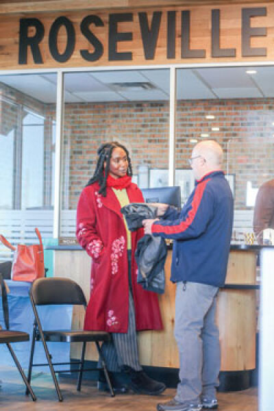  The March 7 coffee hour gave Eastpointe-Roseville Chamber of Commerce members a chance to network. 