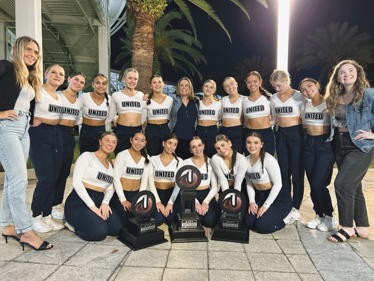   Stevenson-Ford United dance competed at the Dance Team Union National Championships in Orlando in its first year as a united team. 