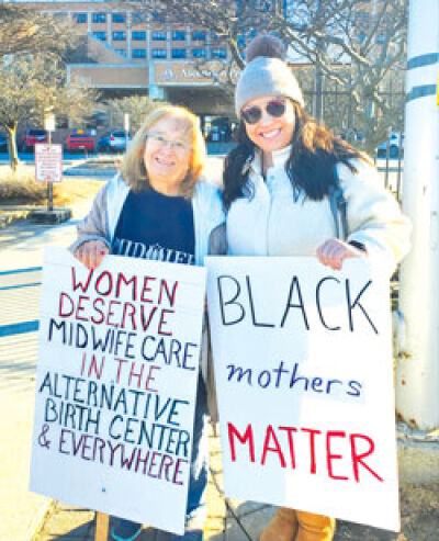  On Feb. 12, over 200 people gathered to join Celeste Kraft at a rally she organized in protest of Ascension’s decision. 