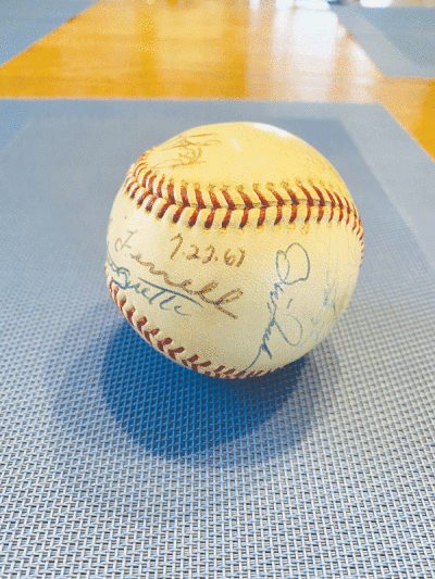  The historic baseball autographed by Detroit Tigers and New York Yankees that Grosse Pointe resident Cyndy Lambert found in her basement is dated July 22, 1967, just one day before the history of Detroit would profoundly change. 