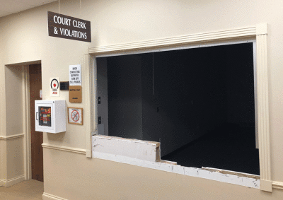  The offices of the Grosse Pointe Woods Municipal Court are temporarily closed while they undergo remodeling. 