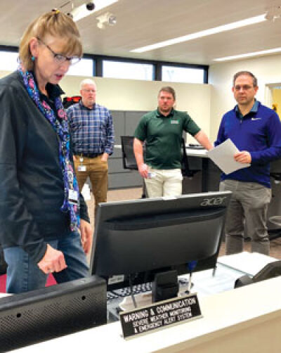  Members of the Oakland County Emergency Management and Homeland Security Department prepare for community emergencies. 