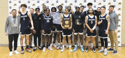  The Macomb Community College men’s basketball team earned the school’s first National Junior College Athletic Association Division 2 National Championship runner-up title, winning the school’s first-ever national tournament game in the process. 