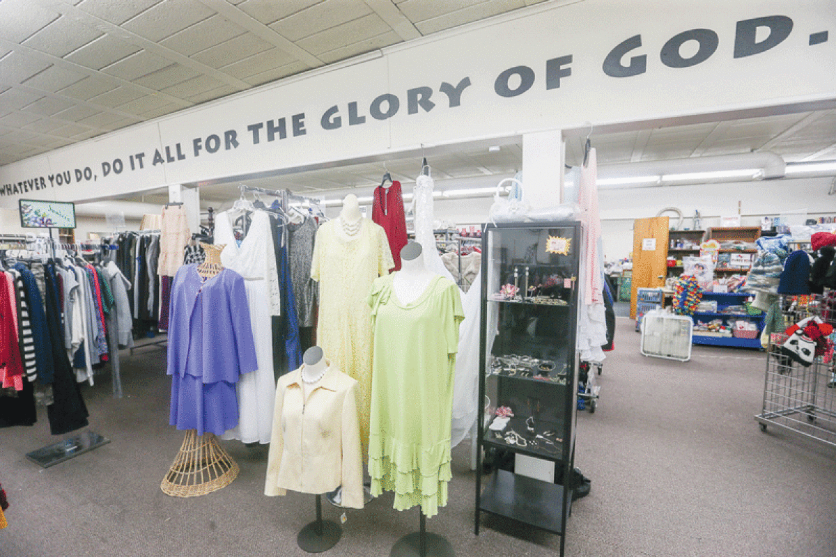  The Thrift Closet at Woodside Bible Church, 27300 Hoover Road in Warren, accepts donations when the resale store is open.  