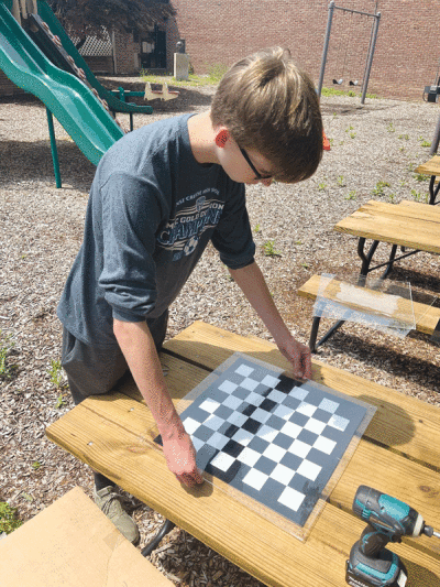 Checkmate! Eagle Scout's chess project a win with community