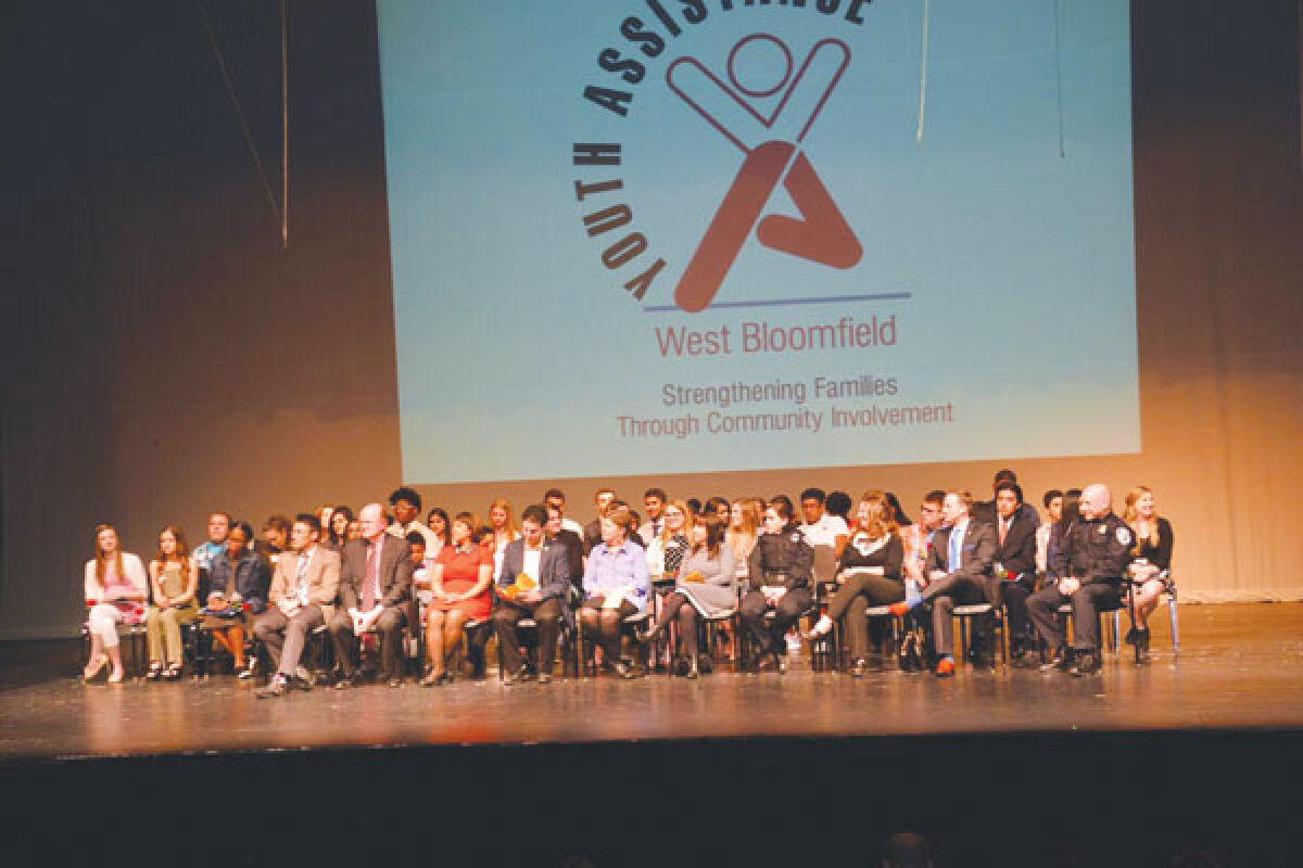  The 27th West Bloomfield Youth Recognition Awards Ceremony is scheduled to take place May 10 at West Bloomfield Middle School. 