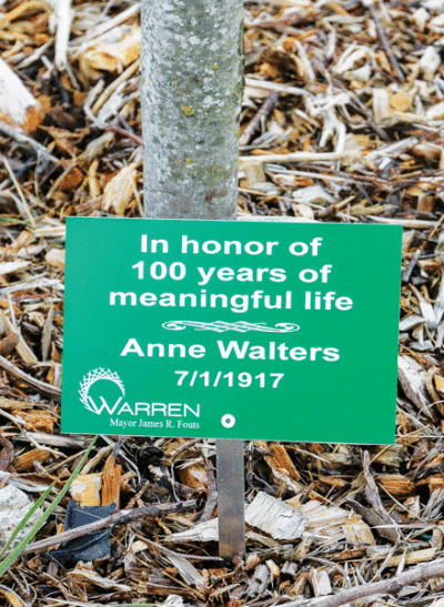  The mayor presented 26 plaques celebrating Warren centenarians. 