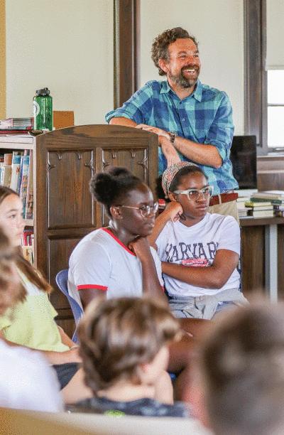  Grosse Pointe Academy social studies teacher Trevor Clor worked with MotorCities National Heritage Area to introduce MotorCities’ new Junior Ranger program — in conjunction with the National Park Service — to GPA students. 