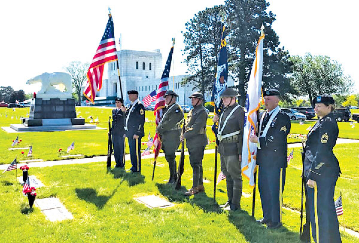  White Chapel Memorial Park Cemetery in Troy will host two events in recognition of Memorial Day this year, a concert at 3 p.m. on Sunday, May 28, and its traditional Polar Bear Memorial Service, pictured, at 11 a.m. on Monday, May 29. 