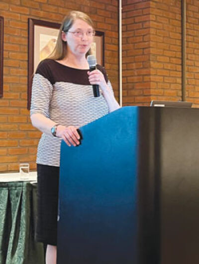  Dr. Judy Heidebrink, a professor of neurology at the University of Michigan, gave a presentation regarding advancements in Alzheimer’s disease research in Troy. 