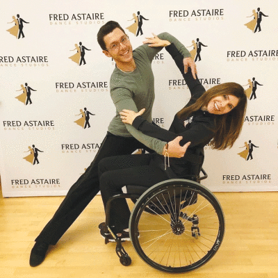  Cheryl Angelelli and her partner, Tamerlan Gadirove, compete in ballroom dancing competitions around the world.  