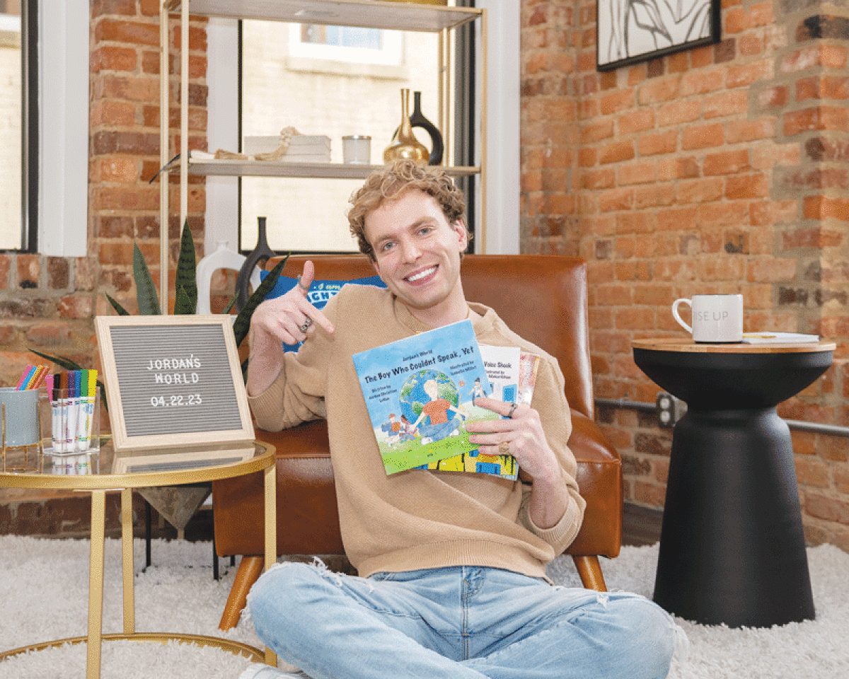  Jordan Christian LeVan has verbal apraxia, a speech sound disorder that kept him from talking until he was 5. Today, LeVan is 26 and the author of the “Jordan’s World” trilogy of children’s books. 