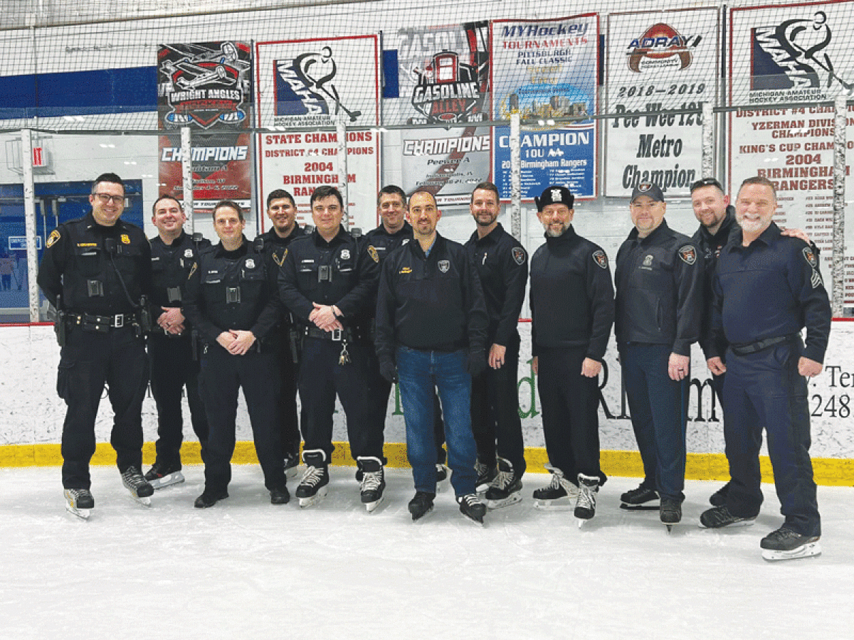  The Bloomfield Township Police Department participates in many community events each year, including Skate with a Cop. 