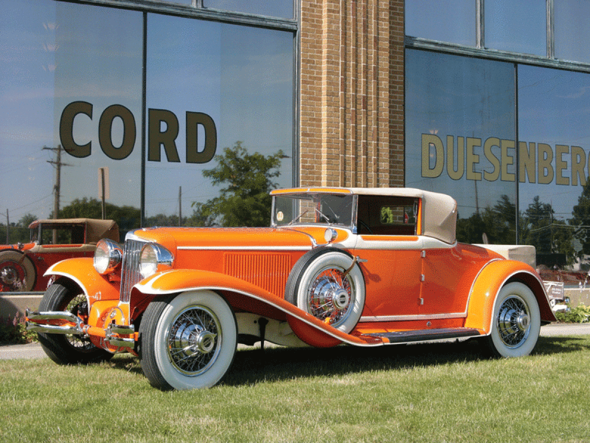  Brandon J. Anderson, executive director and CEO of the Auburn Cord Duesenberg Automobile Museum, will be bringing this Cord L-29 to EyesOn Design. The vehicle was a favorite of design icon Frank Lloyd Wright. 