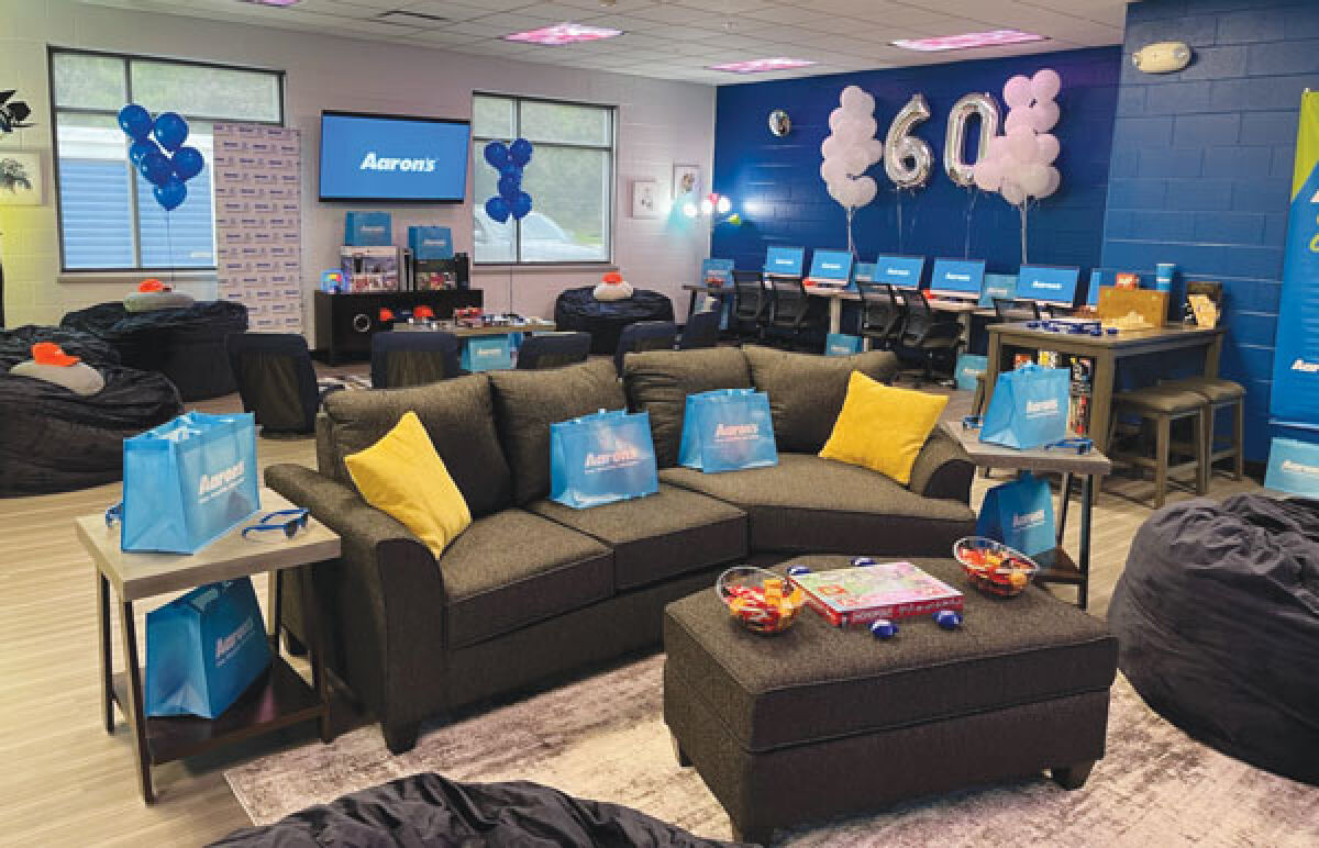  Aaron’s, a national sales and leasing company, performed its 60th refresh of a Boys & Girls Club center at the Boys & Girls Club of Troy May 23. 