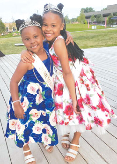  Cyre’l Lauderdale, left, and J’niya Lauderdale, right, were selected as Miss Little Michigan Juneteenth and Miss Junior Michigan Juneteenth, respectively, at the first Miss Michigan Juneteenth Scholarship Pageant in 2022. 