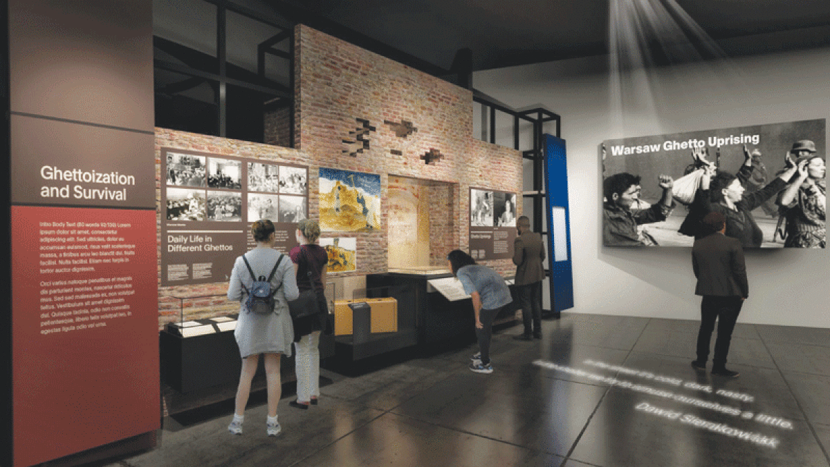  The Zekelman Holocaust Center is in the midst of an approximately $31 million renovation project of its core exhibit. 