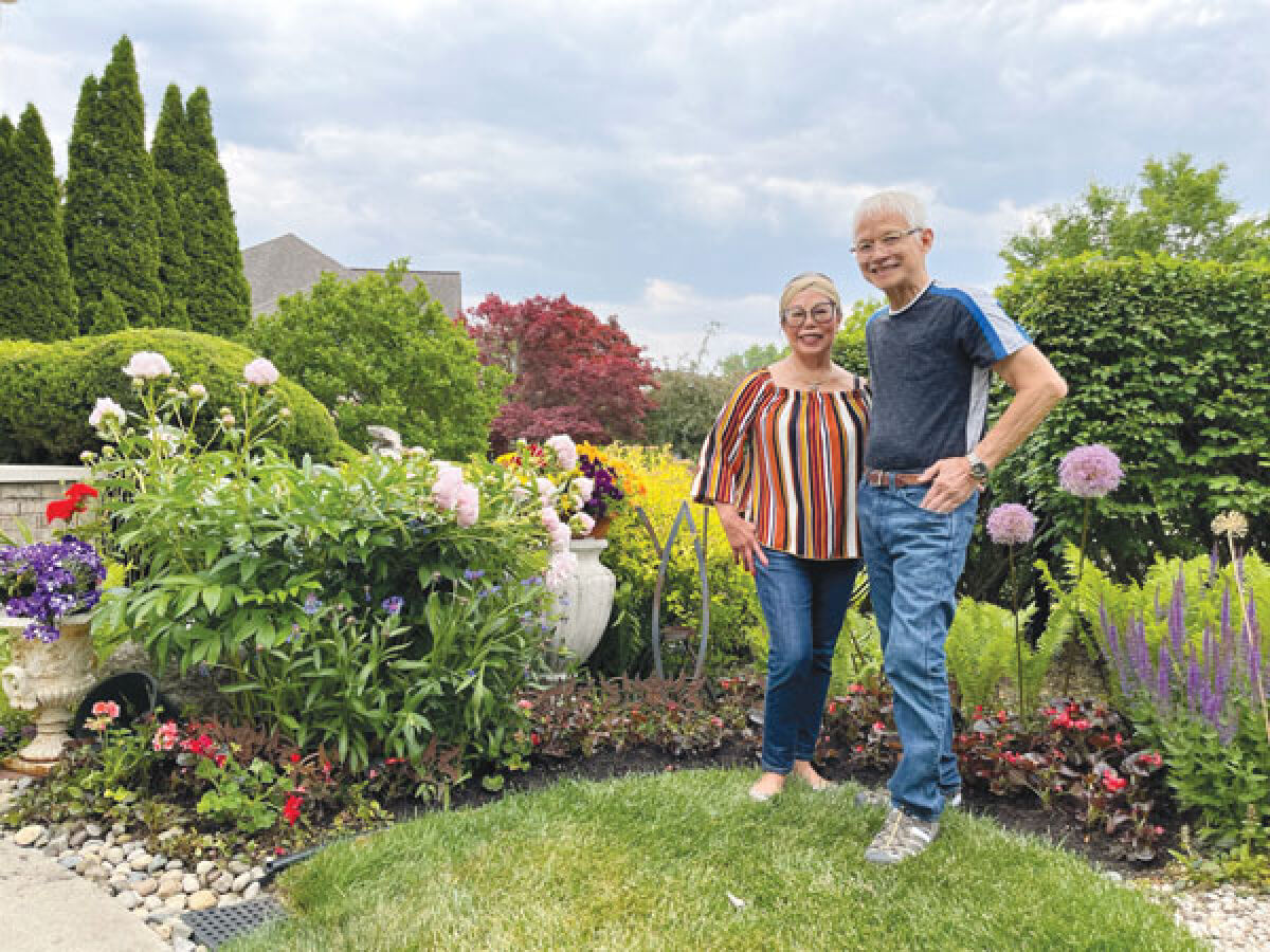  Teejay and Jean Tejero, of Carpenter Drive, will be among the gardeners showing off their homes on the 2023 Troy Garden Club Garden Walk. 