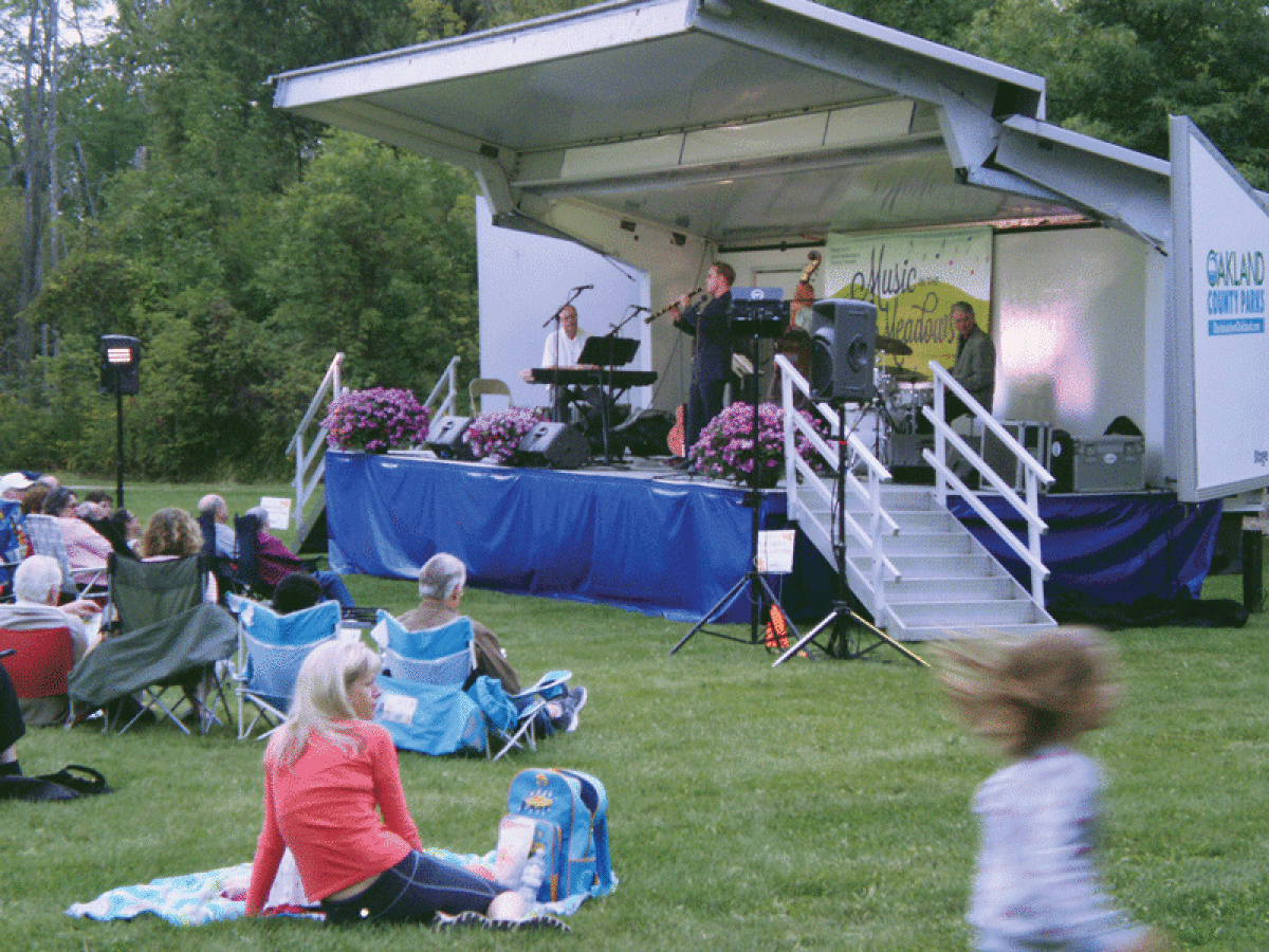  Crowds fill Rochester Municipal Park for a past Music in the Park concert series. 