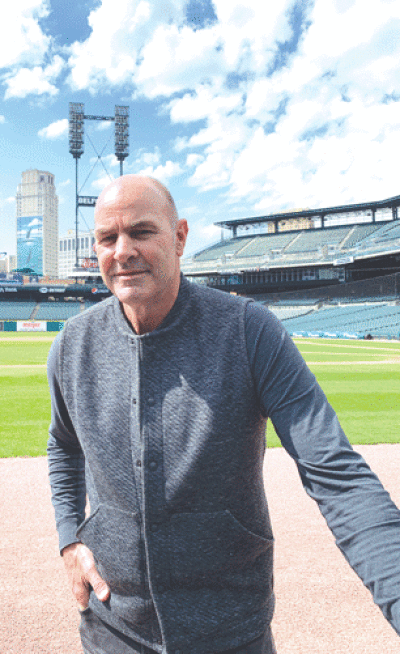  Detroit Tigers great Kirk Gibson — pictured at Comerica Park in Detroit — is now one of the leading advocates in the fight against Parkinson’s disease. 