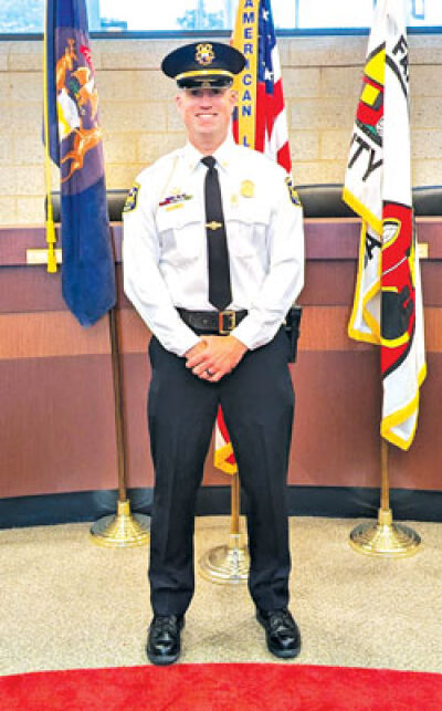  In a ceremony held June 14, Eastpointe Police Det. Lt. Matthew Hambright was promoted to the role of the department’s deputy police chief. 