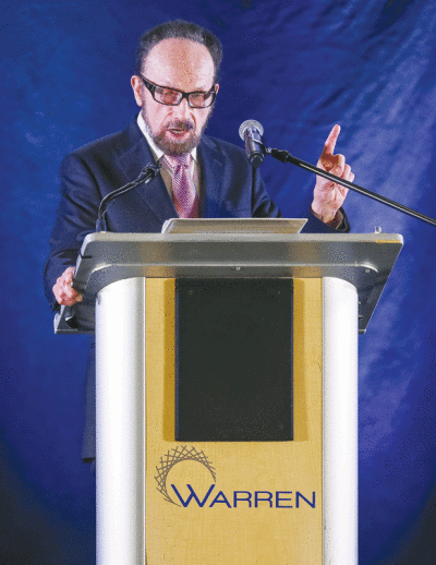 Warren Mayor Jim Fouts’ State of the City speech on June 22 included  jabs at the judicial system and the City Council. 