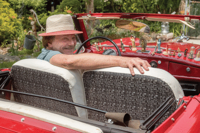  Scott Romano’s grandpa Leonard A. Davis purchased the car for him in 1972. Romano plans to take the car to the Ypsilanti Orphan Car Show this September. 